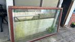 Meranti houten raam, Doe-het-zelf en Bouw, Glas en Ramen, Dubbelglas, Gebruikt
