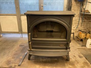 Poêle au charbon et au bois marque GODIN, Maison & Meubles, Enlèvement, Utilisé, Bois, Poêle à charbon