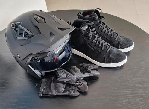 Motorhelm, motorhandschoenen en motorschoenen., Motoren, Kleding | Motorkleding, Overige typen, Dames, Heren, Nieuw zonder kaartje