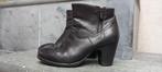 LEDEREN DAMESLAARSJES Mt 39 Vero Cuoio, Kleding | Dames, Schoenen, Zwart, Lage of Enkellaarzen, Ophalen of Verzenden, VERO CUOIO