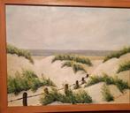 Duinen in wit en groen, Antiek en Kunst, Ophalen