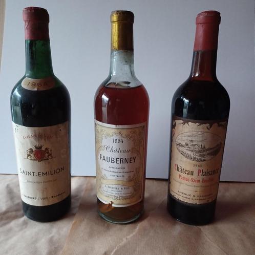 Plusieurs bouteilles de vins, Saint-Emilion et Bourgogne, Antiek en Kunst, Curiosa en Brocante, Ophalen of Verzenden