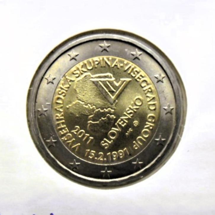2 euro herdenking Slowakije 2011 „Visegrad”. UNC., Postzegels en Munten, Munten | Europa | Euromunten, Losse munt, 2 euro, Slowakije