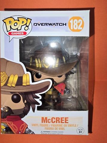 Figurine POP Games - OVERWATCH - 182 - McCREE - Neuf, Enlèvement ou Envoi, Neuf, Fantasy