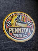 Reclamebord pennzoil, Ophalen of Verzenden, Reclamebord
