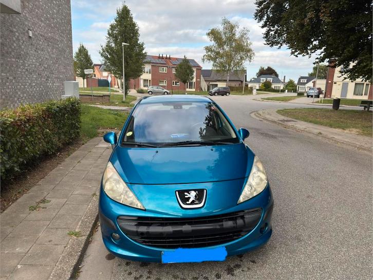 Peugeot 207 – Gekeurd tot 09/2026, Auto's, Peugeot, Particulier, Benzine, 5 deurs, Automaat, Blauw, Grijs, Stof, Ophalen