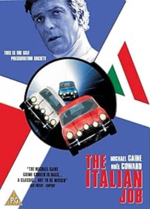 ITALIAN JOB ('69) DVD, Cd's en Dvd's, Dvd's | Actie, Zo goed als nieuw, Actie, Alle leeftijden, Ophalen of Verzenden