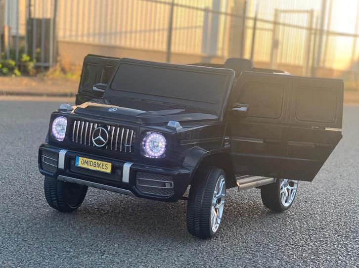 Mercedes G63 AMG 12v Metallic zwart Bluetooth / Afst. NIEUW, Kinderen en Baby's, Speelgoed | Buiten | Accuvoertuigen, Nieuw, Ophalen of Verzenden