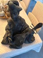 Prachtig zwaar antiek bronzen beeld, Antiek en Kunst, Antiek | Brons en Koper, Ophalen