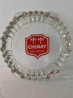 Oude glazen asbak van CHIMAY in perfecte staat, Ophalen of Verzenden, Zo goed als nieuw, Asbak