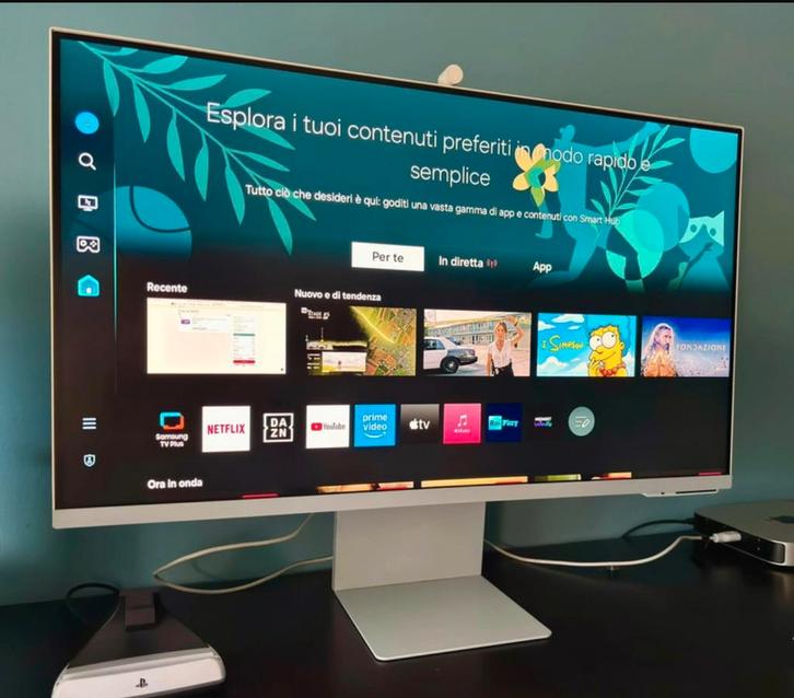 samsung smart monitor m8, Computers en Software, Monitoren, Zo goed als nieuw, HDMI, USB-C, Ingebouwde speakers, Ingebouwde camera