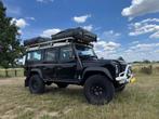 Land Rover Defender 110 met Daktenten, Auto's, 2500 cc, Zwart, Zwart, Defender