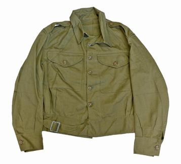 Britse WO2 denim battledress jas 1944 mint beschikbaar voor biedingen