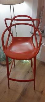 Tabouret Kartel Starck Masters Rouge-Orange – Hauteur 75 Cm, Enlèvement