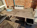 teak tafel, Tuin en Terras, Ophalen, Gebruikt