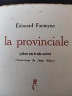 1921 : JAMES ENSOR - LA PROVINCALE, Antiek en Kunst, Ophalen