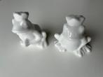 Salière et poivrière Frogs en porcelaine blanche, Neuf, Enlèvement ou Envoi, Autres types, Autres styles
