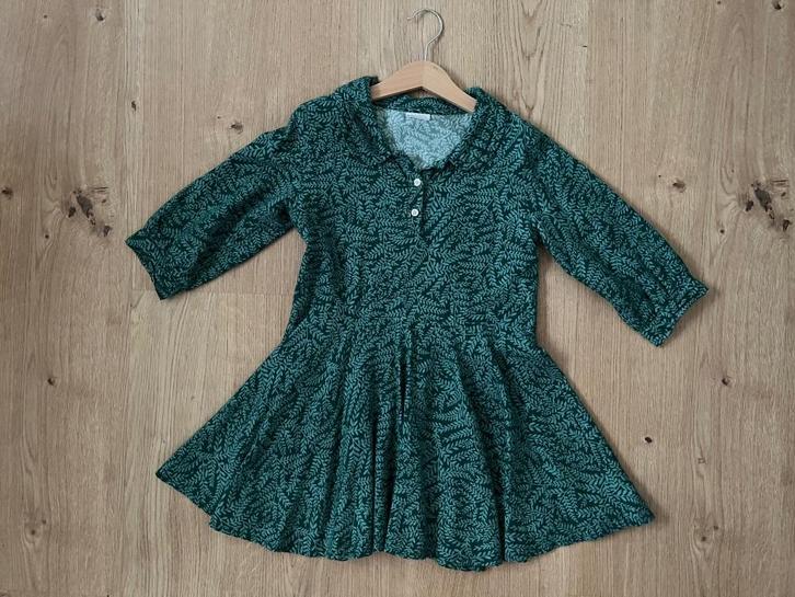 MORLEY, groene zwierjurk draagmaat 116 - 122, Kinderen en Baby's, Kinderkleding | Maat 122, Gebruikt, Meisje, Jurk of Rok, Ophalen of Verzenden
