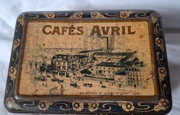 Ancienne boîte à café Avril, Enlèvement ou Envoi, Café