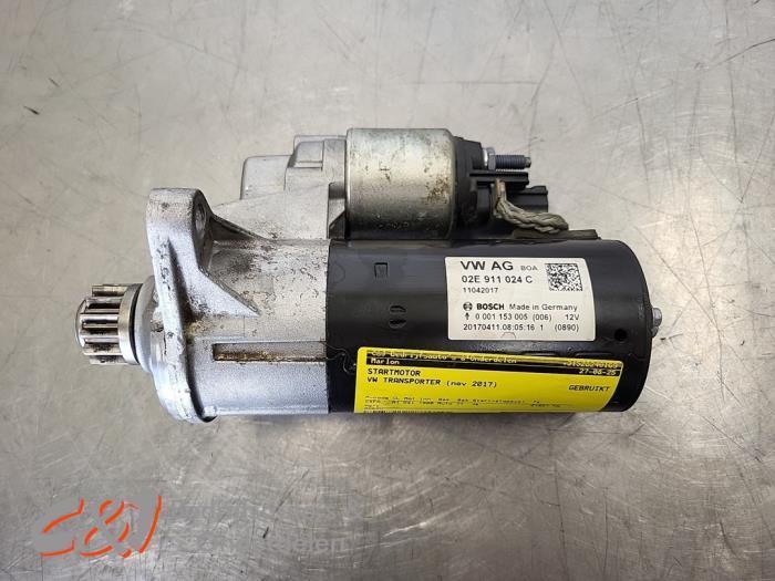 Startmotor van een Volkswagen Transporter, Auto-onderdelen, Motor en Toebehoren, Volkswagen, Gebruikt, 3 maanden garantie, Ophalen of Verzenden