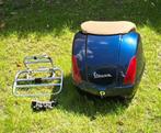 Topcase met achterdrager Vespa GTS, GT en GTV, Motoren, Accessoires | Koffers en Tassen, Ophalen of Verzenden, Gebruikt