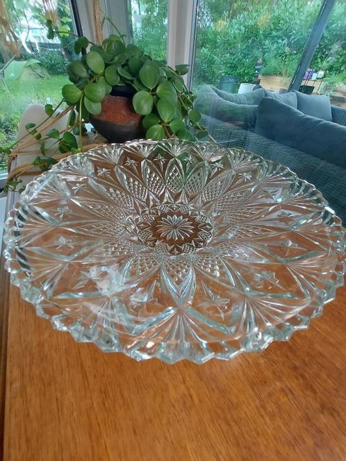 Schaal, Huis en Inrichting, Woonaccessoires | Schalen en Manden, Zo goed als nieuw, Schaal, Rond, Glas, Ophalen of Verzenden