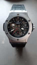 Hublot herenuurwerk, Handtassen en Accessoires, Horloges | Heren, Gebruikt, Staal, Kunststof, Ophalen
