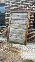 Houten poortje met houten omheining, Ophalen, Gebruikt