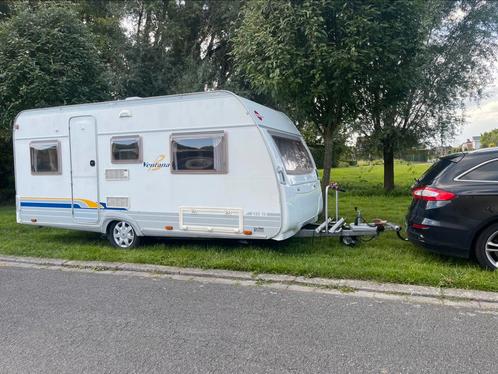 Caravan TE HUUR - 4p - Met voortent, Caravans en Kamperen, Caravans, Bedrijf, Overige, Fietsenrek, Ophalen