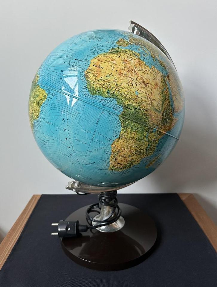 Vintage Wereldbol - Perzië (niet Iran), Huis en Inrichting, Woonaccessoires | Wereldbollen, Gebruikt, Ophalen of Verzenden