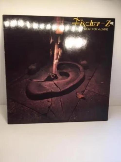 LP - Fischer - Z - Going Deaf For A Living ( Vinyl ), Cd's en Dvd's, Vinyl | Rock, Zo goed als nieuw, Poprock, 12 inch, Ophalen of Verzenden