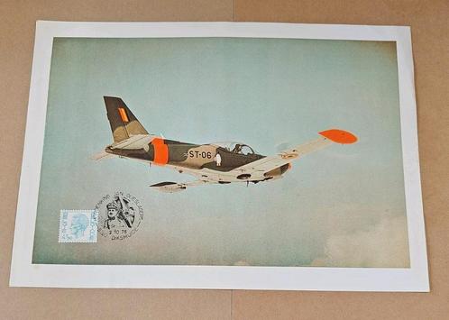 Siai Marchetti SF260M+ ST06  Beauvech, Verzamelen, Militaria | Algemeen, Luchtmacht, Foto of Poster, Ophalen of Verzenden