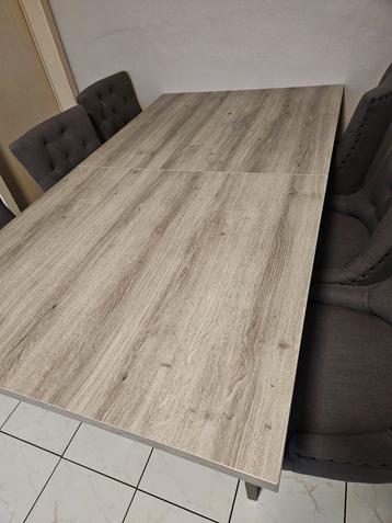 Tafel met 6stoelen, Maison & Meubles, Tables | Tables à manger, Enlèvement ou Envoi, Comme neuf