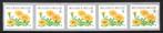 R116 MNH 2008 - Bloemen Tagetes patula 5 stuks met nummer -, Postzegels en Munten, Postzegels | Europa | België, Ophalen of Verzenden