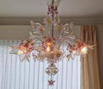 Authentieke handgeblazen luster - Venetiaans Murano glas, Huis en Inrichting, Ophalen, Zo goed als nieuw, Glas