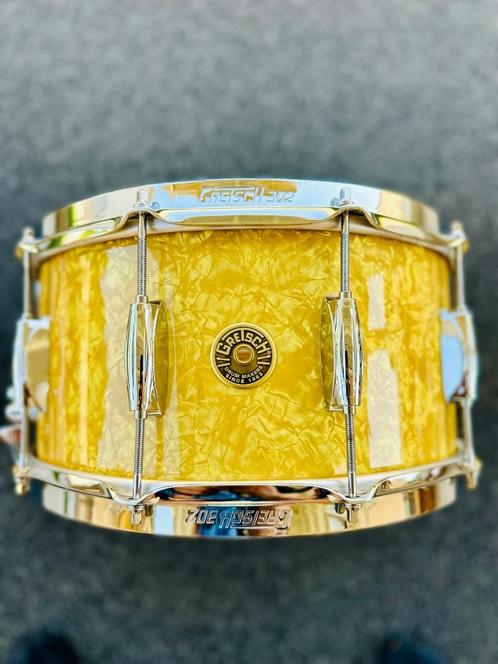Gretsch usa broadkaster 14x7 antique Pearl, Muziek en Instrumenten, Drumstellen en Slagwerk, Zo goed als nieuw, Overige merken