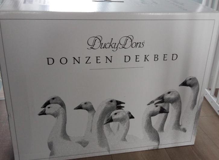 Nieuw donsdeken Ducky Dons 140 cm x 200 cm 1 persoon, Huis en Inrichting, Slaapkamer | Beddengoed, Nieuw, Ophalen of Verzenden