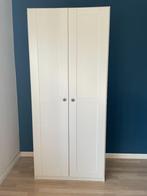 Witte kast 210 x 91 cm, Ophalen, 200 cm of meer, Met hangruimte, 50 tot 100 cm