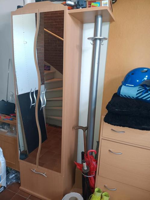 Halkast met spiegel, Huis en Inrichting, Kasten | Overige, Ophalen