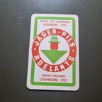 Carte de jeu Jager Pils Roelants, Verzamelen, Ophalen of Verzenden, Gebruikt, Overige typen, Overige merken