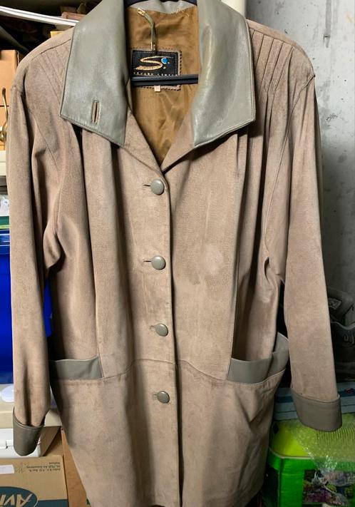 Sanatura. En daim, Kleding | Dames, Jassen | Zomer, Gedragen, Maat 42/44 (L), Beige, Ophalen