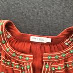 See U Soon, blouse met borduurwerk maat 1, Maat 38/40 (M), Bruin, Ophalen of Verzenden, Zo goed als nieuw