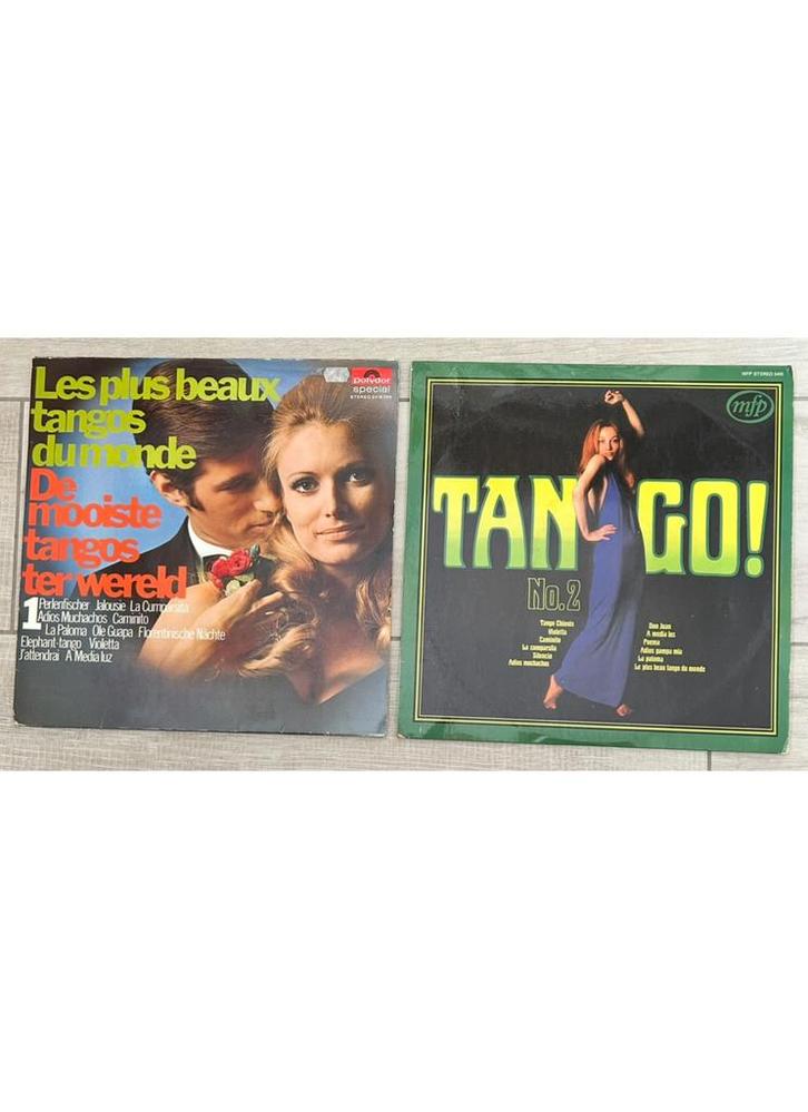 2 vinyles Tango, CD & DVD, Vinyles | Compilations, Utilisé, Latino et Salsa, 12 pouces, Enlèvement ou Envoi