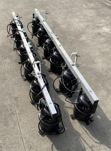 2x Stairville 6-Bar met PAR64 SHORT - 1Kw  beschikbaar voor biedingen