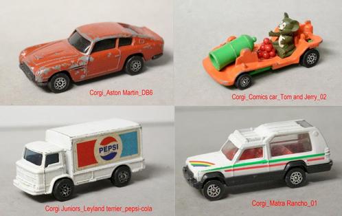 Corgi – lot 03 - 4 véhicules – 4 euros pièce, Hobby en Vrije tijd, Modelauto's | Overige schalen, Gebruikt, Auto, Ophalen of Verzenden