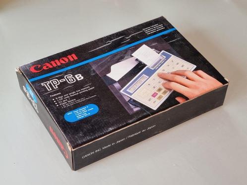 Vintage rekenmachine - CANON TP-6b - in doos (zeldzaam), Verzamelen, Overige Verzamelen, Nieuw, Ophalen of Verzenden