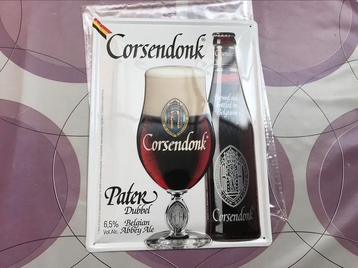 Corsendonk pater reclamebord+sleutelhanger/stoppentrekker, Verzamelen, Merken en Reclamevoorwerpen, Nieuw, Reclamebord, Ophalen of Verzenden