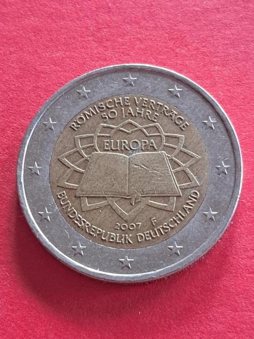 2007 Allemagne 2 euros F Stuttgart Traité de Rome, Timbres & Monnaies, Monnaies | Europe | Monnaies euro, Monnaie en vrac, 2 euros
