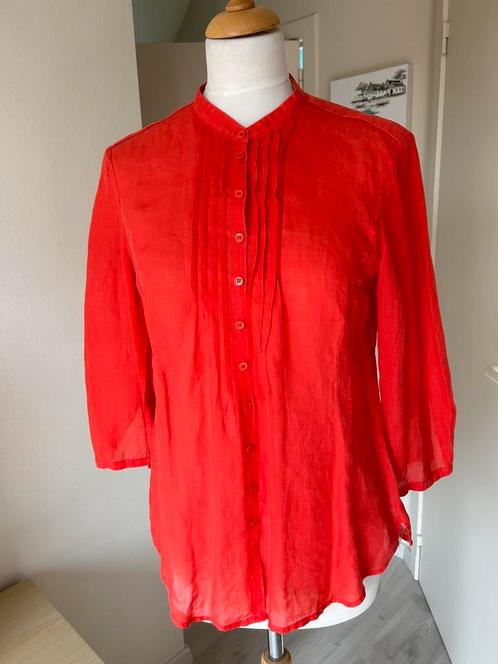 Knap bloesje Luisa Cerano mt. 38, Kleding | Dames, Blouses en Tunieken, Zo goed als nieuw, Maat 38/40 (M), Rood, Ophalen of Verzenden