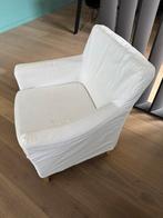Witte zetel, éénzit, Huis en Inrichting, Ophalen, Gebruikt, 75 tot 100 cm, 75 tot 100 cm